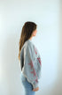 Indiana Wynn Star Sleeve OS Fleece Crew